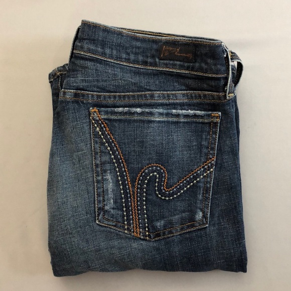 CITIZENS Nic Nac 108 l Sz 30 l Low Waist Boot Cut Jeans - Picture 5 of 12